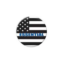 Essential Button buttons, support buttons, law enforcement, thank you police, 