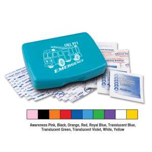 Express No Med Kits no-med first aid kit, kids first aid kit, safety giveaway kit, fire department outreach items, EMS community supplies, police department children’s giveaways, emergency preparedness handouts, community safety materials, fire prevention week items