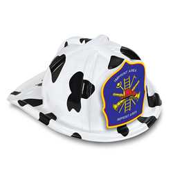 Fire Chief Specialty Hat - Custom Blue FF Scramble Shield firefighting, fire safety product, fire prevention, plastic fire hats, fire hats, kids fire hats, junior firefighter hat, custom fire hat