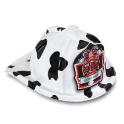 Fire Chief Specialty Hat - Custom Silver Member FD Shield firefighting, fire safety product, fire prevention, plastic fire hats, fire hats, kids fire hats, junior firefighter hat, volunteer firefighter hat, silver fire chief hat, custom FD shield, kids fire chief hat, jr fire chief hat, customizable fire emblem, fire department giveaways, EMS community outreach, police department event supplies, children’s fire safety items, fire prevention week handouts