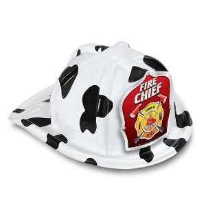 Fire Chief Specialty Hat - Silver Proud To Serve Shield firefighting, fire safety product, fire prevention, plastic fire hats, fire hats, kids fire hats, junior firefighter hat, fire chief hat, fire chief specialty hat, silver proud to serve shield, jr firefighter hat, fire department children’s giveaways, EMS outreach items, police department community handouts, kids firefighter helmet, safety event giveaways, first responder promotional items