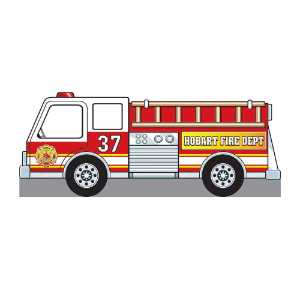 Fire Engine Photo Prop 91" X 36" firefighting, fire safety product, fire prevention, cut outs, photo props, firefighter, photo prop, cut out 