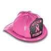 Fire Hat - Custom Pink Ribbon pink ribbon fire hat, awareness fire hat, jr firefighter hat, kids fire safety giveaways, fire department children’s items, EMS outreach supplies, police department kids giveaways, cancer awareness promotional items, fire prevention week handouts