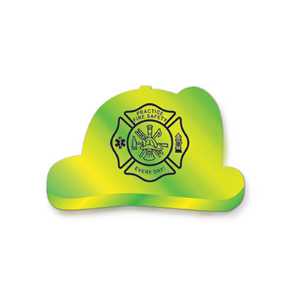 Fire Helmet Mood Eraser fire helmet eraser, mood eraser, color changing eraser, fire department giveaways, police community outreach items, EMS promotional products, kids fire safety handouts