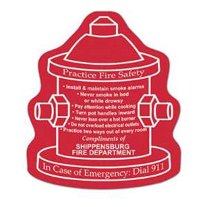Fire Hydrant EZ Gripper Jar Opener fire hydrant jar opener, EZ-gripper jar opener, fire safety giveaway, fire department promotional items, EMS community outreach, police event giveaways, children’s fire-safety materials, public-education handouts, fire prevention week items