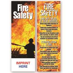 Fire Safety Bookmark firefighting, fire safety product, fire prevention, bookmark, fire safety, emergencies, emergency