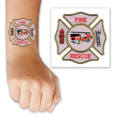 Firefighter Badge by Bob Hecker: TattooNOW