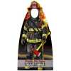 Firefighter Photo Prop - 38" x 74" firefighting, fire safety product, fire prevention, cut outs, photo props, firefighter photo prop, oversized fire photo backdrop, kids fire safety display, fire department event materials, community outreach props, EMS promotional items, police department community engagement, children’s fire safety activities