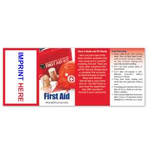Pocket Pamphlet - First Aid  