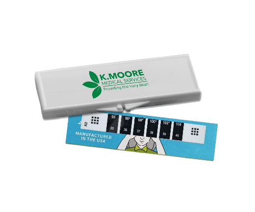 Forehead Thermometer Kit forehead thermometer kit, reusable thermometer strip, kids health giveaways, fire department outreach items, EMS community supplies, police department children’s giveaways, wellness education materials, community event handouts, safety and health tools