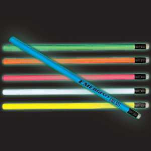 Glow in the Dark Pencil glow in the dark pencil, fire department giveaways, police community outreach items, EMS promotional products, safety event handouts, kids glow pencil, community engagement giveaways