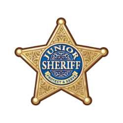 Gold 5-Point Sheriff Sticker Badge 