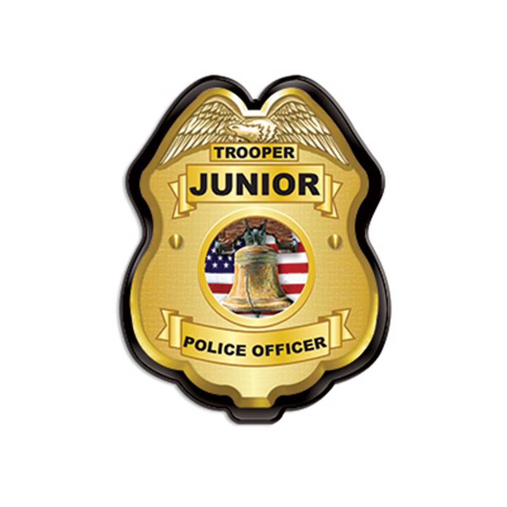 Plastic Police Badges