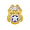 Gold Jr. Police Officer Sticker Badge  Police, safety product, educational, sticker police badge, police officer badge, stock badge, stock police badge, stock sticker badge, stock
