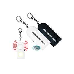 Halcyon® Personal Safety Alarm Key Chains, WHISTLE/LIGHT, SAFETY/REFLECTIVE ITEMS, AUTOMOTIVE, FLASHLIGHTS, Travel, Safety, Health Care, Halloween, Insurance, Trade Shows, Pets & Animals, Armed Forces/Military, Police, Thank You/Volunteer Appreciation, First Responders, University, Halcyon™ Products, Outdoors + Recreation, Key Chains-General, Key Chain Flashlights, New for 2020, Onboarding & Recruiting, Junior/Senior High School
