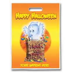 Halloween Treat Plastic Grab Bag 