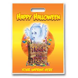 Halloween Treat Plastic Grab Bag 