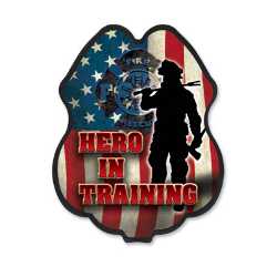 Hero in Training Plastic Clip-On Badge 