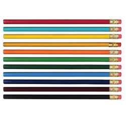 Hex Pioneer Pencils - Custom Imprinted firefighting, fire safety product, fire prevention, fire safety pencil, fire prevention pencil, firefighting pencil, wooden pencils, fire department pencil, neon pencil