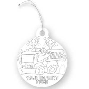 Holiday Color-Me Ornament  holiday color me ornament, kids christmas ornament craft, fire department children’s giveaways, EMS outreach items, police department community handouts, holiday safety education for kids, seasonal event giveaways, first responder promotional items, firefighting, fire safety product, fire prevention product, firefighting coloring book, firefighting activity book, fire safety coloring book, fire safety activity book, fire prevention coloring book, fire prevention activity book