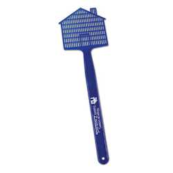 House Shaped Flyswatter house shaped fly swatter, fire safety giveaway, EMS community event items, police department promotional products, home safety outreach, public safety handouts, fire prevention materials
