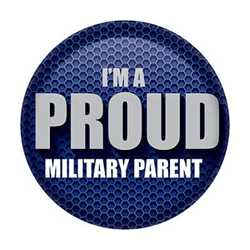 Im A Proud Military Parent Button buttons, support buttons, military, thank you miltary, 