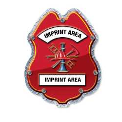 Imprinted FF Scramble Sticker Badge 