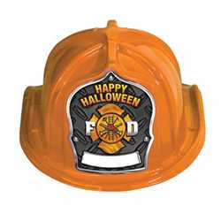 Imprinted - Happy Halloween FD Maltese Cross   firefighting, fire safety product, fire prevention, plastic fire hats, fire hats, kids fire hats, junior firefighter hat, cheap fire hat, childrens fire hat, red fire hat