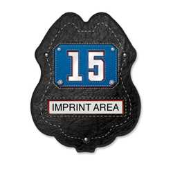 Imprinted Rescue Engine Plastic Clip-On Badge 