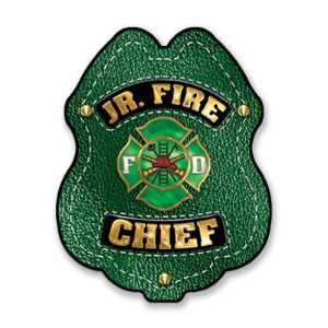 Jr FC Green Maltese Cross Plastic Clip-On Badge 
