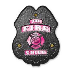 Jr FC Pink Maltese Cross Plastic Clip-On Badge 