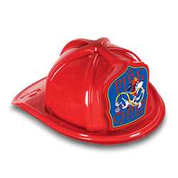 Jr. Fire Chief Hat - Blue Dalmatian Shield firefighting, fire safety product, fire prevention, plastic fire hats, fire hats, kids fire hats, junior firefighter hat, junior fire chief hat