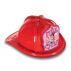 Jr. Fire Chief Hat - Pink Dalmatian Shield firefighting, fire safety product, fire prevention, plastic fire hats, fire hats, kids fire hats, junior firefighter hat, junior fire chief hat