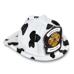 Jr Fire Chief Specialty Hat - Custom Black/Gold Maltese Cross Shield firefighting, fire safety product, fire prevention, plastic fire hats, fire hats, kids fire hats, junior firefighter hat, custom fire hat, black gold fire chief hat, custom maltese cross fire hat, jr firefighter hat, kids fire chief hat, customizable fire shield, fire department giveaways, EMS community outreach, police department event supplies, children’s fire safety items, fire prevention week handouts