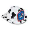 Jr Fire Chief Specialty Hat - Custom Blue Dalmatian Shield firefighting, fire safety product, fire prevention, plastic fire hats, fire hats, kids fire hats, junior firefighter hat, blue dalmatian fire chief hat, custom dalmatian fire shield, jr firefighter hat, kids fire chief hat, customizable fire hat, fire department giveaways, EMS community outreach, police department event supplies, children’s fire safety items, fire prevention week handouts