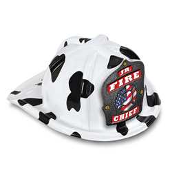 Jr. Fire Chief Specialty Hat - Patriotic Maltese Cross Shield firefighting, fire safety product, fire prevention, plastic fire hats, fire hats, kids fire hats, junior firefighter hat, junior fire chief hat
