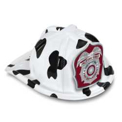 Jr Fire Chief Specialty Hat - Silver/Burgundy Jr Fire Chief FD Shield firefighting, fire safety product, fire prevention, plastic fire hats, fire hats, kids fire hats, junior firefighter hat, volunteer firefighter hat, silver burgundy fire chief hat, jr fire chief hat, custom FD shield, kids fire hat, jr firefighter hat, customizable fire emblem, fire department giveaways, EMS community outreach, police department event supplies, children’s fire safety items, fire prevention week handouts
