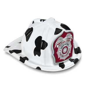 Jr Fire Chief Specialty Hat - Silver/Burgundy Jr Fire Chief FD Shield firefighting, fire safety product, fire prevention, plastic fire hats, fire hats, kids fire hats, junior firefighter hat, volunteer firefighter hat, silver burgundy fire chief hat, jr fire chief hat, custom FD shield, kids fire hat, jr firefighter hat, customizable fire emblem, fire department giveaways, EMS community outreach, police department event supplies, children’s fire safety items, fire prevention week handouts
