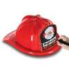 Jr Firefighter Hat - Cust Black/Silver "Your Name" Shield jr firefighter hat, black silver firefighter hat, custom name shield hat, kids fire hat, fire department giveaways, EMS outreach materials, police department community handouts, children’s safety event items, junior firefighter gear