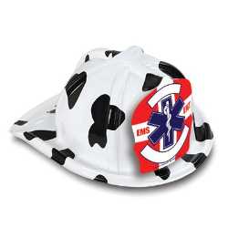 Jr Firefighter Specialty Hat - Custom Canadian Leaf Shield firefighting, fire safety product, fire prevention, plastic fire hats, fire hats, kids fire hats, junior firefighter hat, custom fire hat, canadian leaf firefighter hat, custom firefighter shield, jr firefighter hat, kids fire hat, maple leaf fire emblem, fire department giveaways, EMS community outreach, police department event supplies, children’s fire safety items, fire prevention week handouts