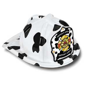 Jr Firefighter Specialty Hat - Custom Dalmatian FD Shield firefighting, fire safety product, fire prevention, plastic fire hats, fire hats, kids fire hats, junior firefighter hat, custom fire hat, dalmatian firefighter hat, custom dalmatian fd shield, jr firefighter hat, kids fire hat, fire-pup firefighter shield, fire department giveaways, EMS community outreach, police department event supplies, children’s fire safety items, fire prevention week handouts
