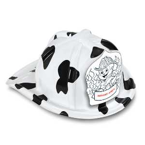 Jr Firefighter Specialty Hat - Custom Firefighter Color-Me Shield firefighting, fire safety product, fire prevention, plastic fire hats, fire hats, kids fire hats, junior firefighter hat, junior fire chief hat, color-me firefighter hat, custom firefighter shield, jr firefighter hat, kids fire hat, interactive fire safety items, fire department giveaways, EMS community outreach, police department event supplies, children’s fire safety activities, fire prevention week handouts