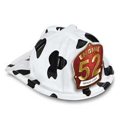 Jr Firefighter Specialty Hat - Custom Red/Gold Engine Number/Text Shield firefighting, fire safety product, fire prevention, plastic fire hats, fire hats, kids fire hats, junior firefighter hat, custom fire hat