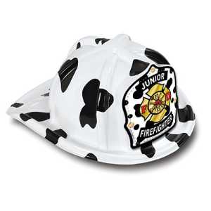 Jr Firefighter Specialty Hat - Dalmatian Shield firefighting, fire safety product, fire prevention, plastic fire hats, fire hats, kids fire hats, junior firefighter hat, Dalmatian firefighter hat, jr firefighter hat, kids fire hat, dalmatian fire shield, fire department giveaways, EMS community outreach, police department event supplies, children’s fire safety items, fire prevention week handouts