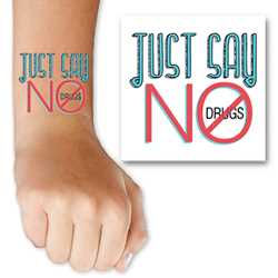 Just Say No to Drugs Tattoo 