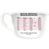 Kitchen Measurements Mega-Magnet  firefighting, fire safety product, fire prevention, fire safety magnet, fire prevent magnet, car magnet, firefighting magnet, fire hat magnet