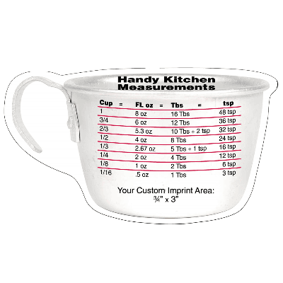 Kitchen Measurements Mega-Magnet  firefighting, fire safety product, fire prevention, fire safety magnet, fire prevent magnet, car magnet, firefighting magnet, fire hat magnet