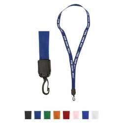 Lanyard w/ Plastic Swivel J-Hook lanyard with swivel hook, kids event lanyard, fire department promotional items, EMS outreach giveaways, police department community handouts, children’s safety event items, badge lanyard for kids, first responder outreach tools
