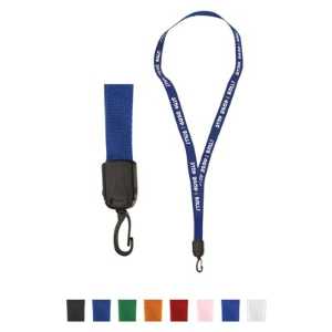 Lanyard w/ Plastic Swivel J-Hook lanyard with swivel hook, kids event lanyard, fire department promotional items, EMS outreach giveaways, police department community handouts, children’s safety event items, badge lanyard for kids, first responder outreach tools