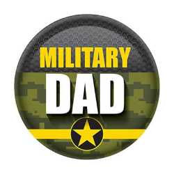 Military Dad Button buttons, support buttons, military, thank you miltary, 